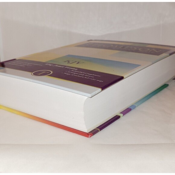 Thompson Chain Reference KJV Bible Kirkbride Style 513 Hardcover Red Letter VGUC - Picture 8 of 13